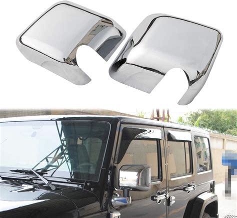 jeep wrangler chrome mirror covers